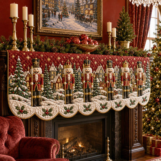 Winter Wonderland Quilted Mantel Scarf SN0TD210