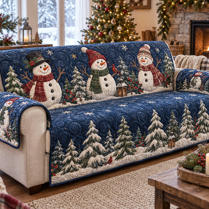 Winter Wonderland Quilted Sofa Cover SN0TV307