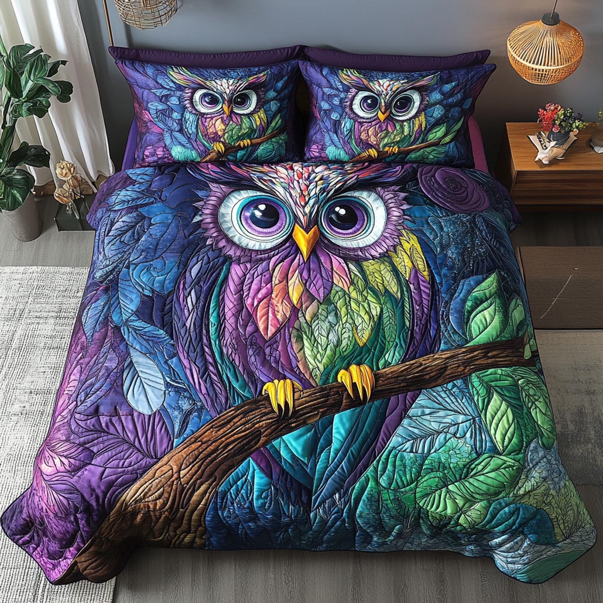 Wise Owls Duvet Cover Set NCU0NVH616