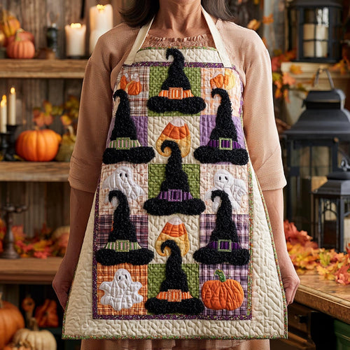 Witch Hat Parade Quilted Apron SN0DV112