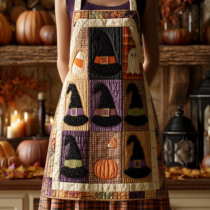 Witch Hat Wishes Quilted Apron SN0DV115