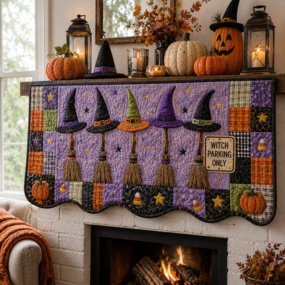 Witch Parking Quilted Mantle Scarf SN0DV289