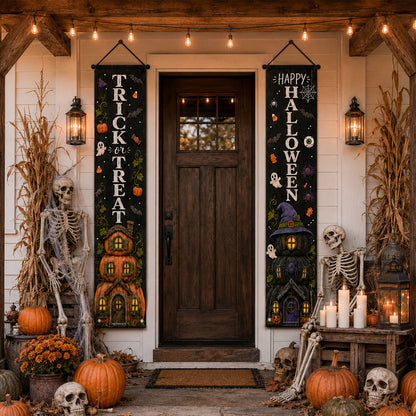 Witching Hour Welcome Welcome Door Banner SN0PT276