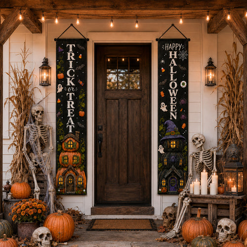 Witching Hour Welcome Welcome Door Banner SN0PT276