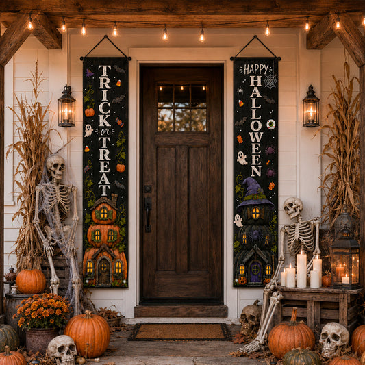 Witching Hour Welcome Welcome Door Banner SN0PT276