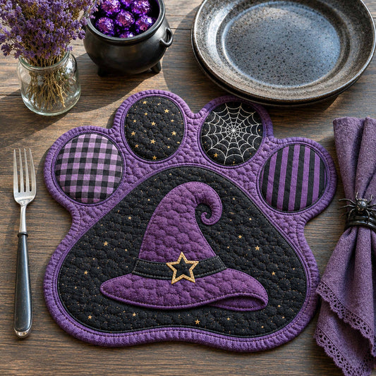 Witchy Paws Custom Shape Quilted Placemat SN0TD067