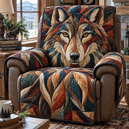 Wolf Spirit Quilted Sofa Cover SN0DV1000