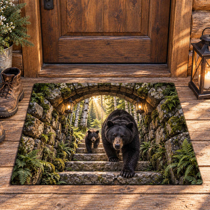 Woodland Bear Trail Doormat SN0TD975
