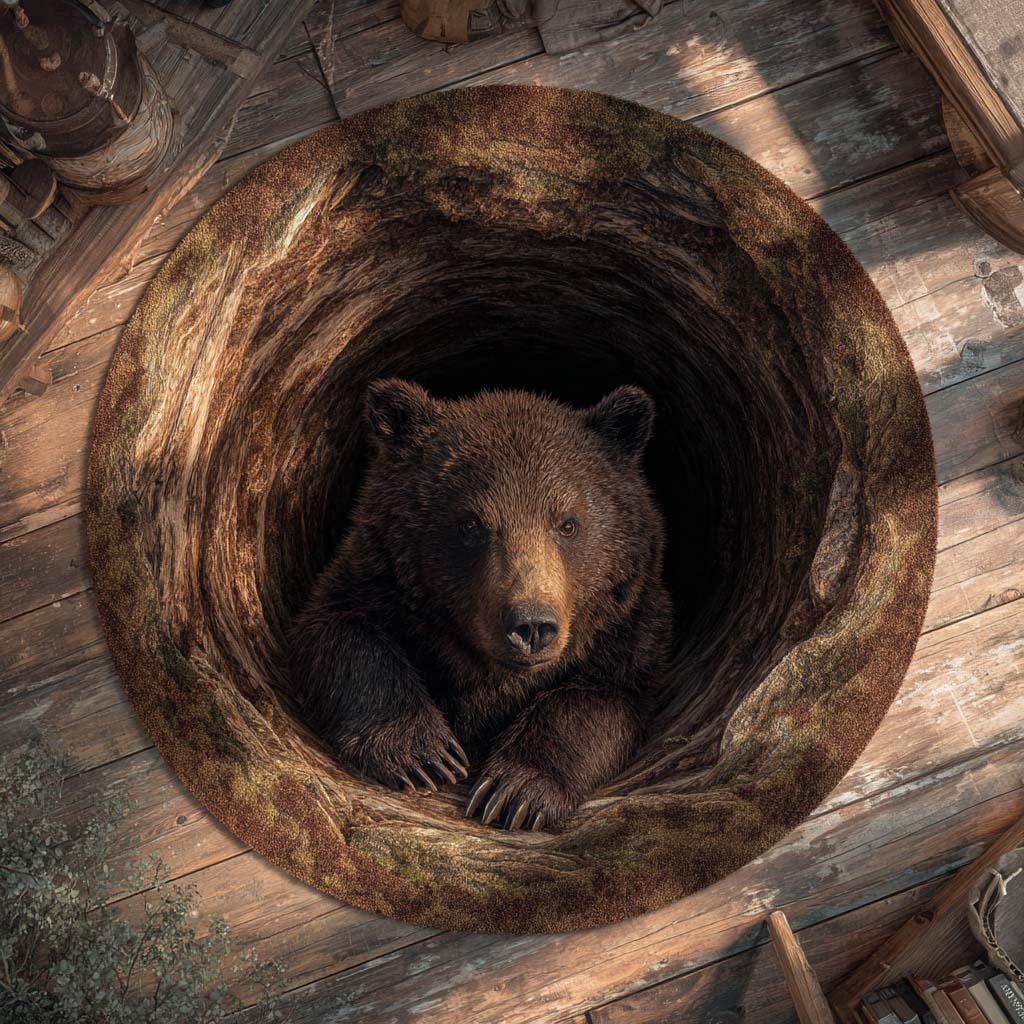 Woodland Den Round Carpet NCU0XD1373