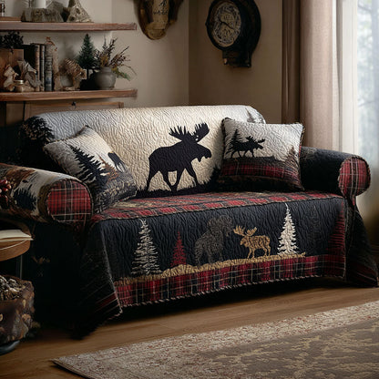 Woodland Dream Quilted Sofa Cover NCU0PTT2171