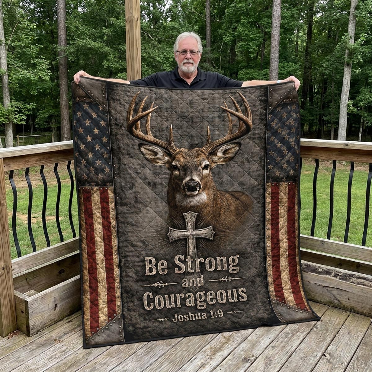 Woodland Grace Quilted Blanket SN0DV053