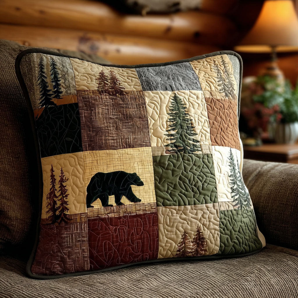 Woodland Patch Quilted Pillow Case NCU0NTV396