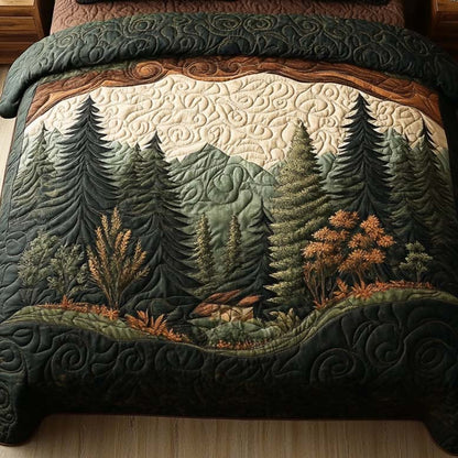 Woodland Wanderlust Quilted Blanket NCU0DV6226