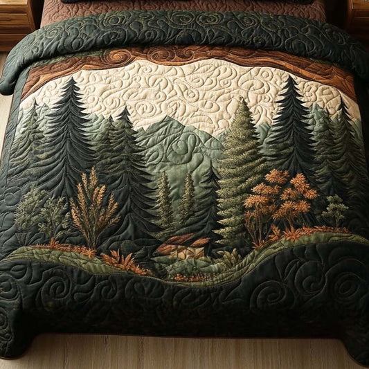 Woodland Wanderlust Quilted Blanket NCU0DV6226