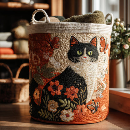 Woodland Whiskers Quilted Laundry Basket NCU0PTT2086