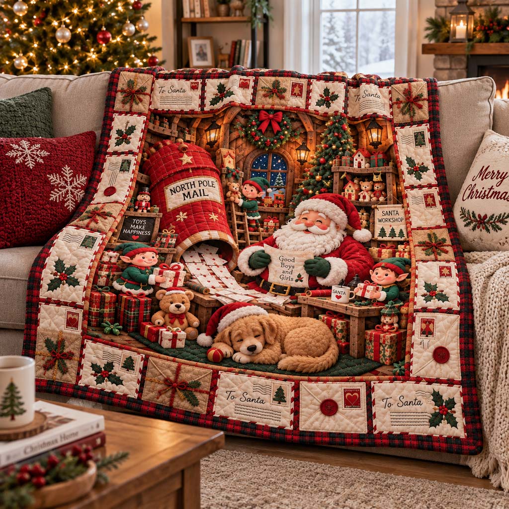 Workshop Delivery Quilted Blanket SN0HH0703