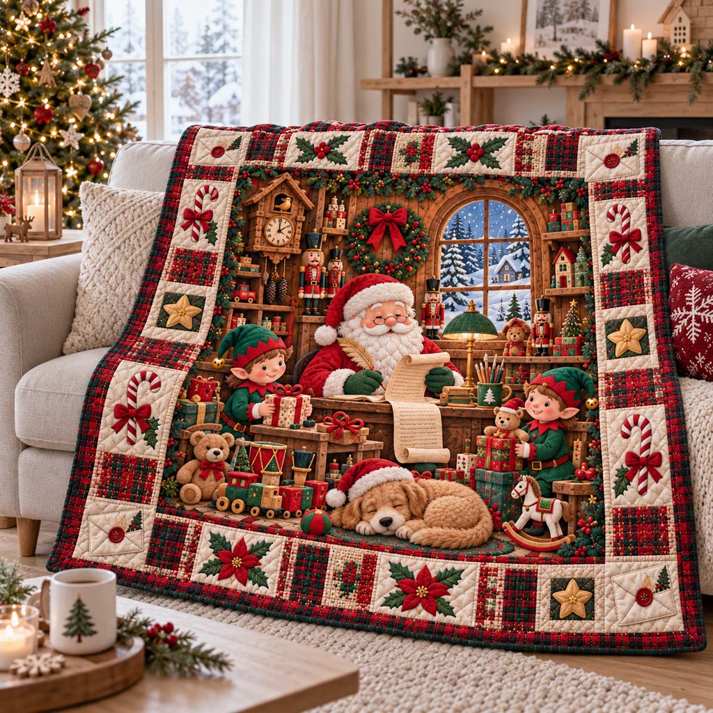 Workshop Planner Quilted Blanket SN0HH0708