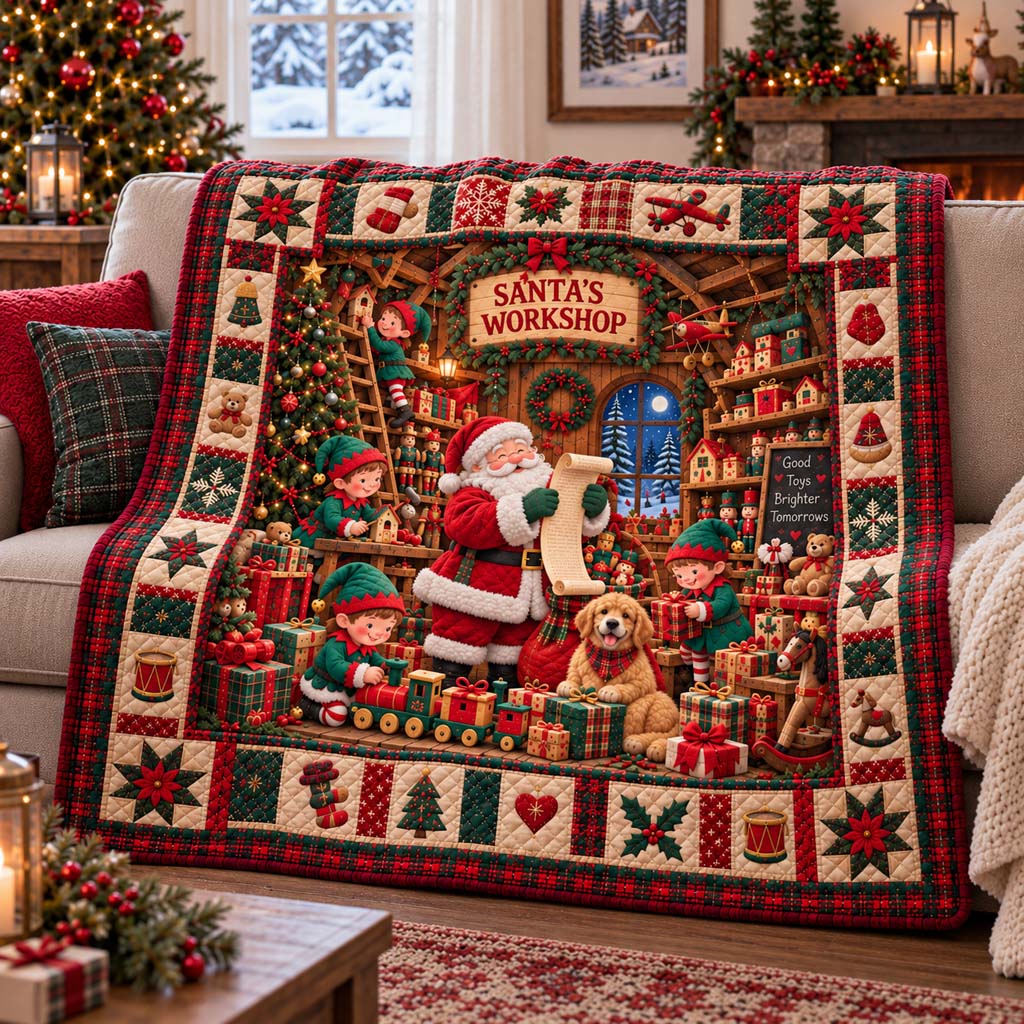 Workshop Secrets Quilted Blanket SN0HH0710