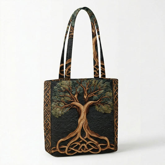 Woven Life Quilted Zipper Tote bag SN0NT009