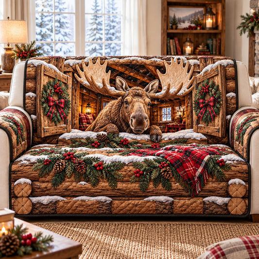 Wreath Antler Sofa Quilted Sofa Cover SN0TD1309