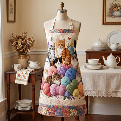Yarn And Whiskers Quilted Apron SN0DV107