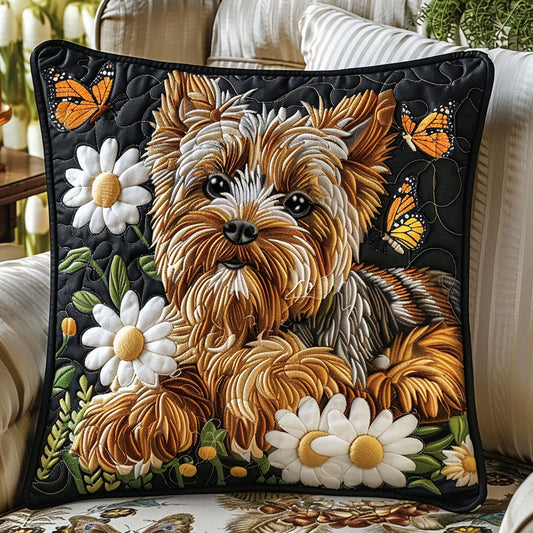 Yorkie Wonder Quilted Pillow case NCU0TH190