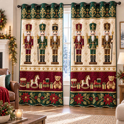 Yuletide Guard Quilted Curtains SN0TD1097