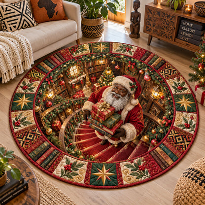 Yuletide Journey Quilted Round Mat SN0PT1176