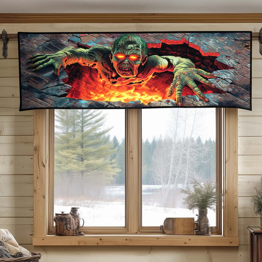 Zombie Rise Quilted Valance NCU0XD892