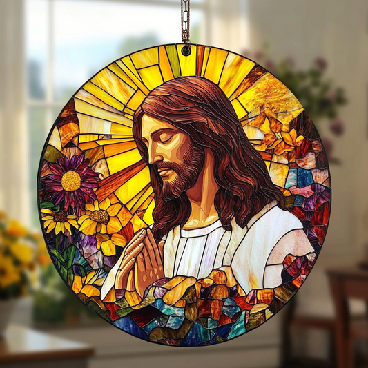 Eternal Light Savior - Window Hanging Suncatcher NCU0PD037