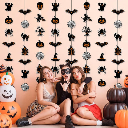 9 Pcs Halloween Hanging Garlands