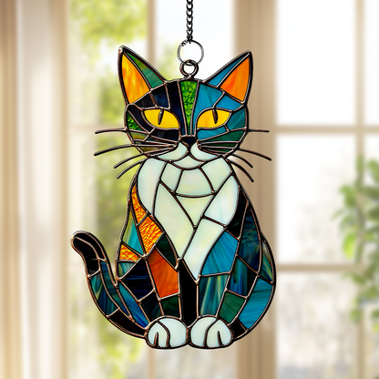 Sunlit Cat - Window Hanging Suncatcher NCU0PD078