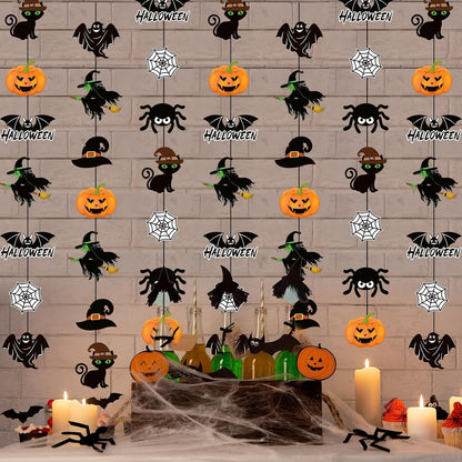 9 Pcs Halloween Hanging Garlands