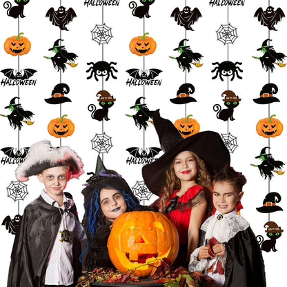 9 Pcs Halloween Hanging Garlands