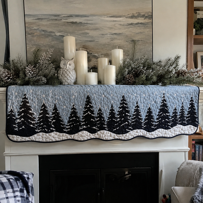 Holiday Magic Quilted Mantle Scarf SN0TD136