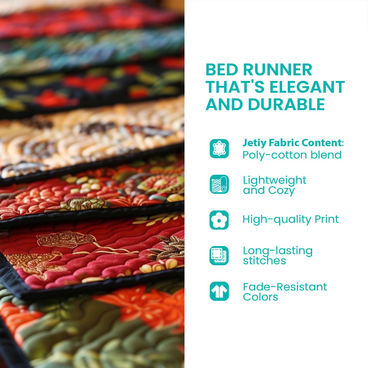 Cedar Creek Quilted Bed Runner NCU0PT8369