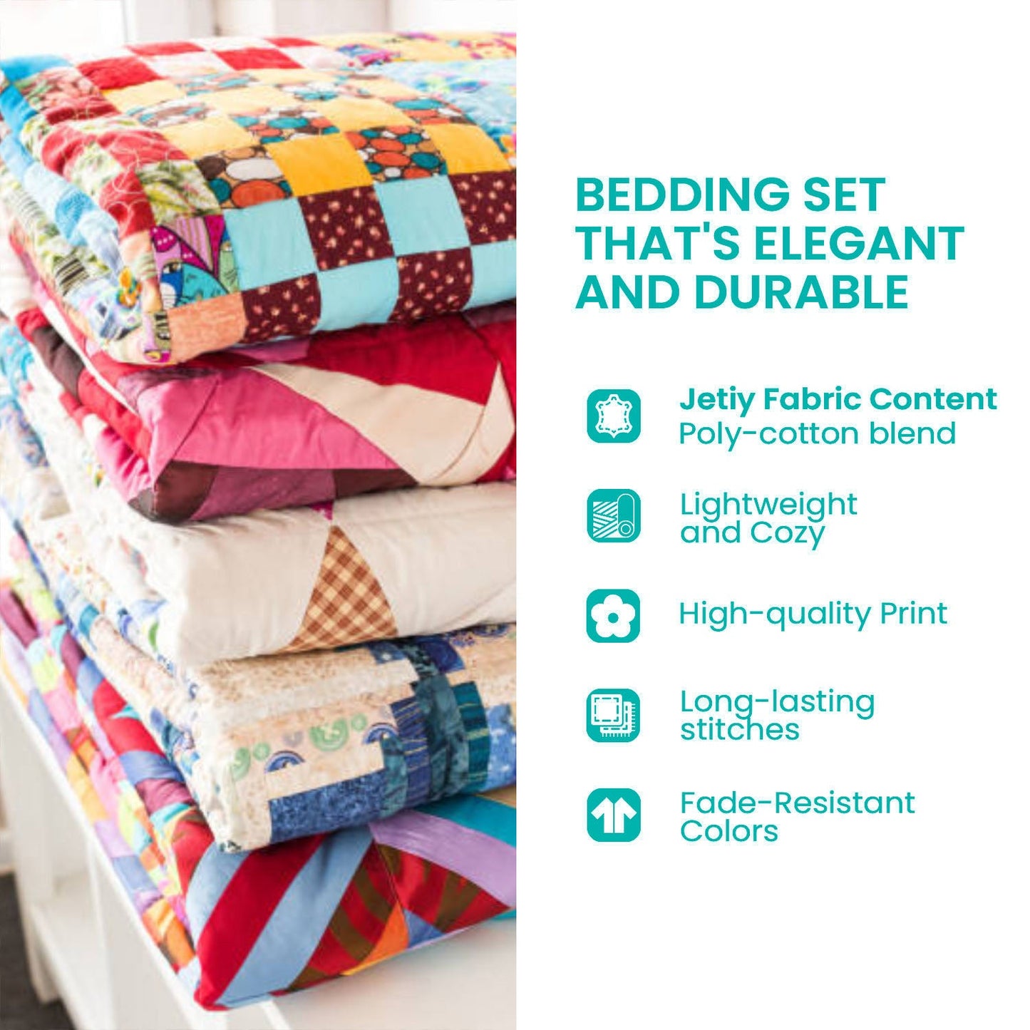 Elephant Baobab 3-Piece Quilted Bedding Set NCU0DV2040