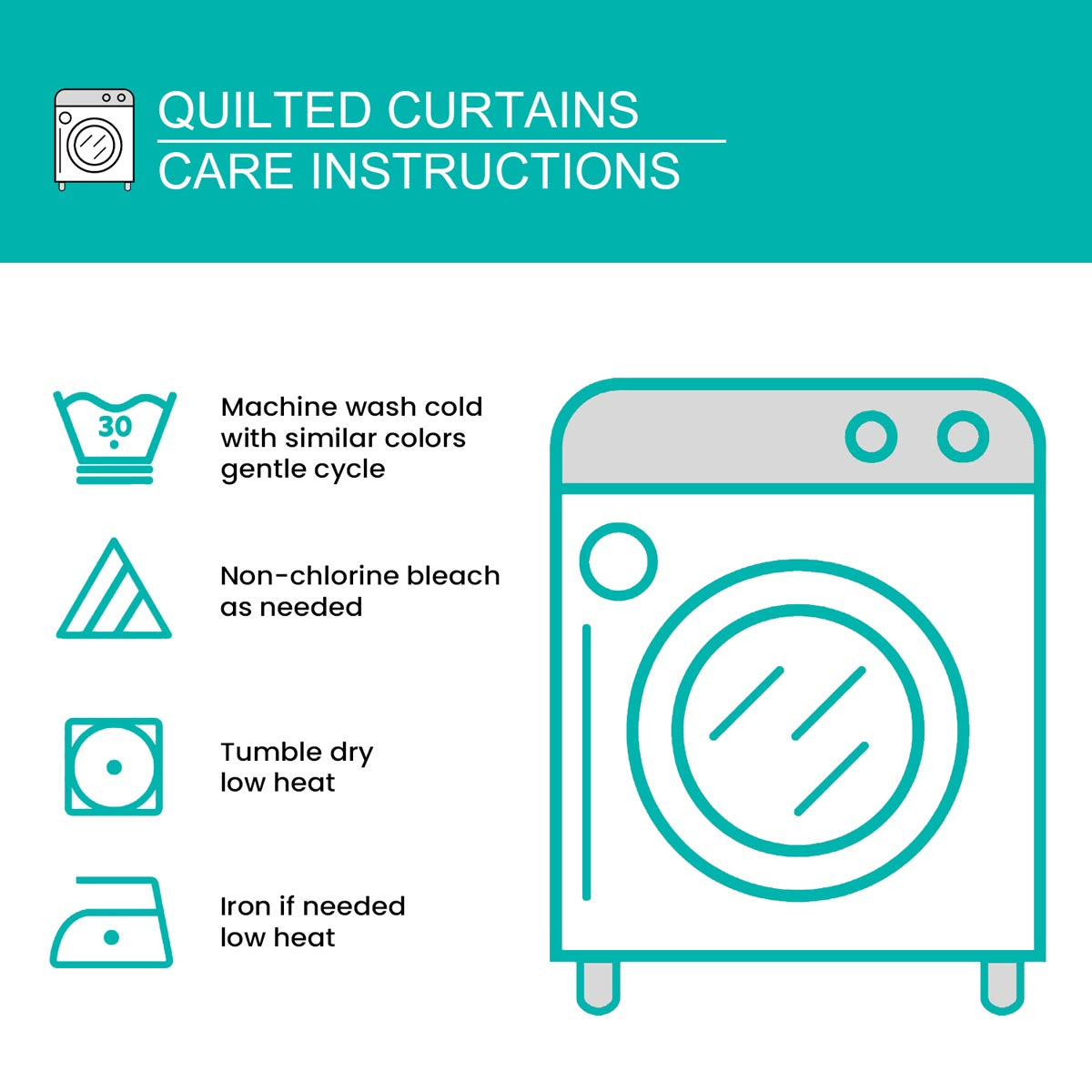Divine Beast Power Quilted Curtains NCU0NT11167