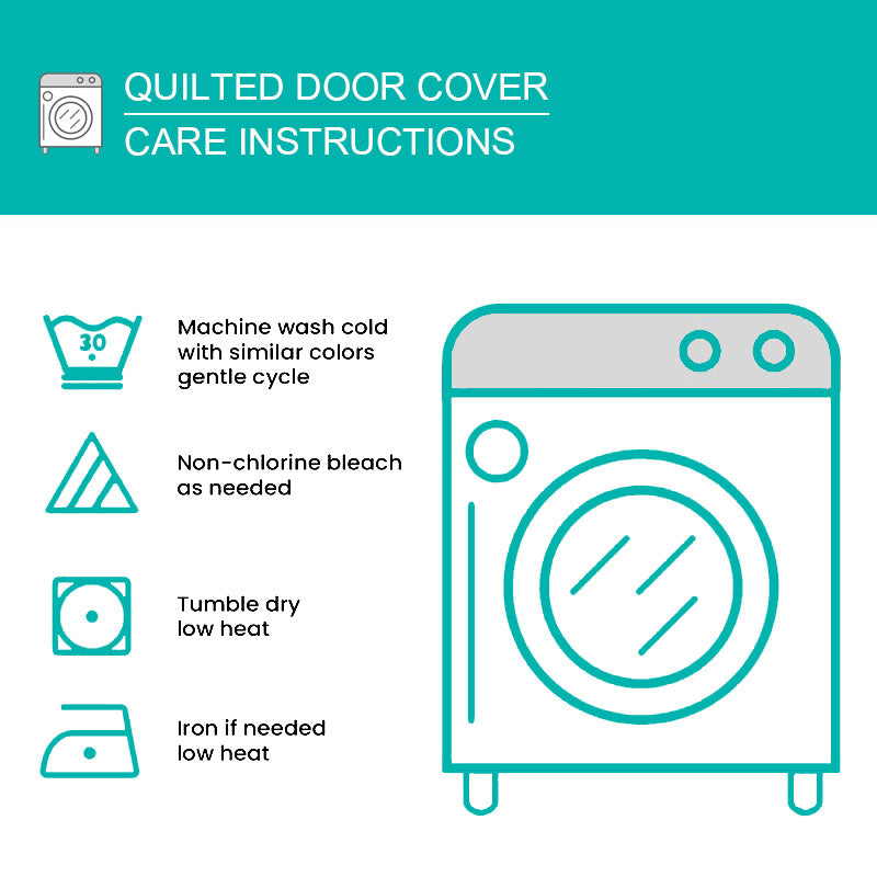 Winter Hearth Welcome Quilted Door Cover NCU0XD1947