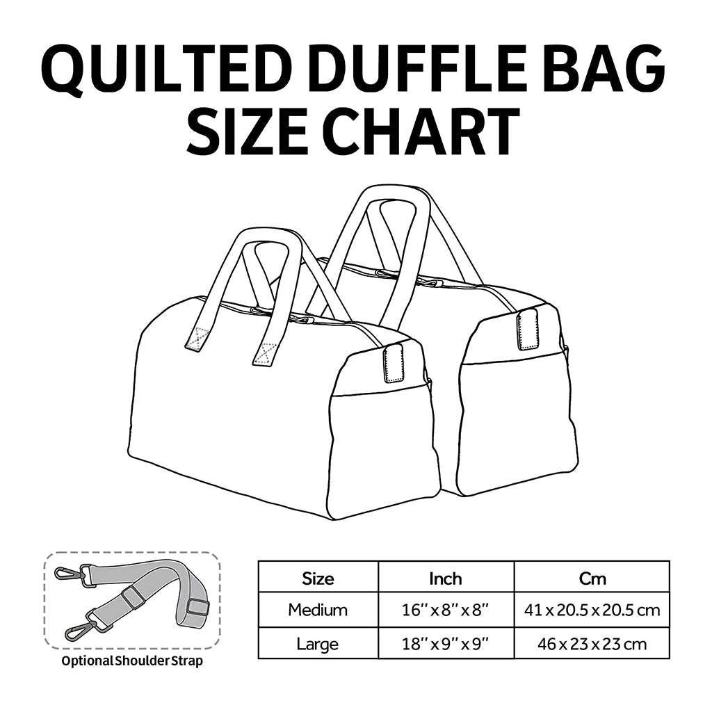 Cactus Blossom Quilted Duffle Bag NCU0XD408