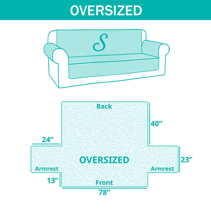 Evergreen Mountain Quilted Sofa Cover SN0DV168